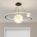 Axyaa Modern Pendant Light Chandelier for Dining Room, LED Ceiling Lamp
