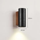 Axyaa Modern Black Stone Wabi Sabi Wall Lamp LED Sconce Lights