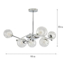 Axyaa Dining Room Chandelier Pendant Lights Ceiling Lamps - Elegant Salon Indoor Lighting Fixtures