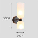 Axyaa Iron Wall Lamp with E14 Light Source for Home Decor Lighting