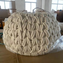 Axyaa Nordic Knit Rope Chandelier: Minimalist E27 LED Pendant Light Fixture