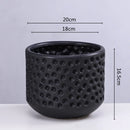 Axyaa Gold Ceramic Succulent Flowerpot Vase Balcony Decor Plant Pots