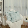 Axyaa Super Soft Faux Fur Throw Pillow Cover for Sofa Bed, 45x45 CM