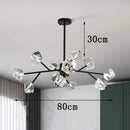 Axyaa Crystal Chandelier Pendant Light for Living Room, Bedroom, and Ceiling