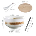 Axyaa Ceramic Noodle Bowl with Lid