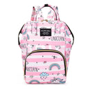 Axyaa Cartoon Printed Mummy Diaper Bag Backpack with Bottle Insulation Storage
