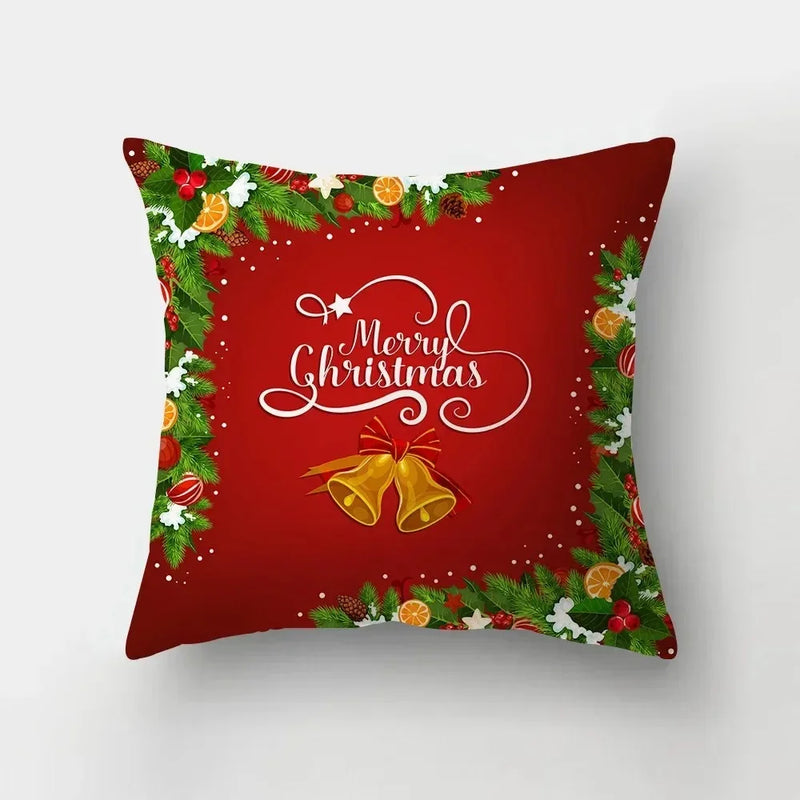 Merry Christmas Santa Claus Pillowcase by Axyaa: Festive Home Decor Gift