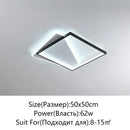 Axyaa LED Ceiling Lights: Modern Round & Square Bedroom Study Indoor Lamps