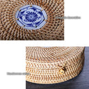Axyaa Handwoven Rattan Storage Box Tea Food Container Organiser.