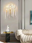Axyaa Crystal Branch Luxury Wall Lamp