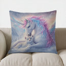 Colorful Tree & Moon Night Scene Pillow Cover for Sofa, Bedroom, Car - Axyaa
