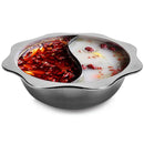 Axya Stainless Steel Hot Pot Soup Cookware for Induction Plate and Chafing Dish