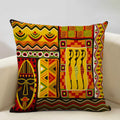 Axyaa Ethnic Style Linen Cushion Cover 45x45cm for Home Sofa Car Decoration