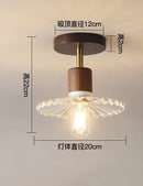 Axyaa LED Glass Ceiling Light Chandelier for Home Living Room Bedroom