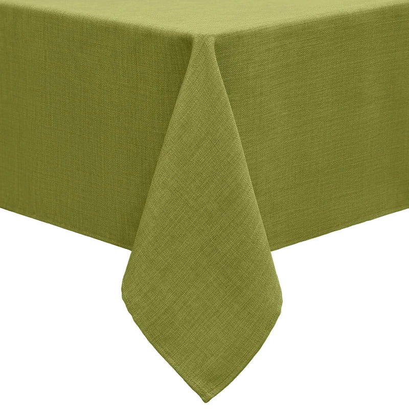 Axyaa Solid Color Tablecloth: Banquet & Party Linens, Washable Rectangle/Round Table Cloth