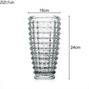 Axyaa Crystal Glass Vase Terrarium Hydroponics Flower Pot Home Decor