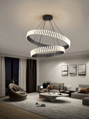 Axya Round Atmosphere Chandelier for Dining Room and Bar - Simple Creative Art Lighting