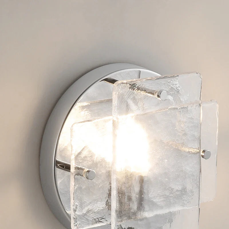 Axyaa Chrome Metal Base G9 Bulb Wall Light for Hotel Living Room