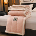 Axyaa Flannel Coral Fleece Blanket - Multi-Functional & Thickened Comforter