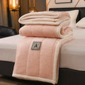 Axyaa Coral Fleece Flannel Blanket, Multifunctional & Thickened Comforter for Winter & Spring