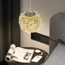 Axyaa Crystal Chandelier: Luxury, Romantic Ceiling Lamp for Living Room & Bedroom