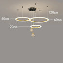 Axyaa LED Chandeliers: Modern Pendant Lamps for Living and Dining Room Lighting