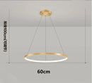 Axyaa LED Ring Pendant Light for Home Decor Lighting Fixtures