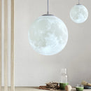 Axya Moon Ball Pendant Light: Modern Design Hanging Lamp Chandelier for Home Decor & Restaurant