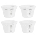 Axyaa Silicone Measuring Jug 500ml Mixing Cup Kitchen Baking Tool
