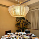 Axyaa Woven Chandelier - Japanese Style Dining Room Pendant Lamp