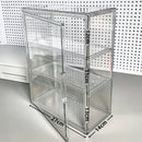 Clear Acrylic Doll Storage Display Case Organizer by Axyaa