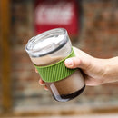 Axyaa 460ml Ins Style Coffee Mug with Lid for Bubble Tea Juice Milk