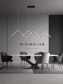 Axyaa Geometric LED Pendant Lights for Modern Dining Room & Kitchen Chandelier