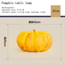 Axyaa Nordic Pumpkin Chandelier & Table Lamps Set for Modern Living Room Décor