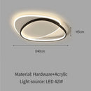 Axyaa Nordic LED Ceiling Lamp for Simple Living Room, Modern Design for Home Decor