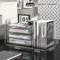 Axyaa Desk Organizer with File Holders, Paper Tray, and Pen Holder