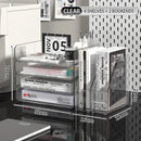 Axyaa Desk Organizer with File Holders, Paper Tray, and Pen Holder