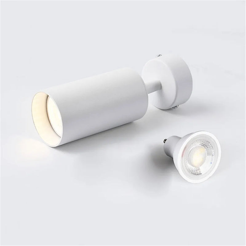 Axyaa GU10 Ceiling Spotlight: Adjustable Heads, Metal Shade, Mini Monopoint Wall Lamps