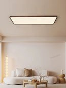 Axyaa Walnut LED Ceiling Lamp for Modern Living Room, Study, and Bedroom