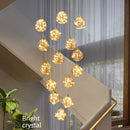 Axyaa Nordic Stair Chandelier Living Dining Room Pendant Ceiling Light Indoor Lighting