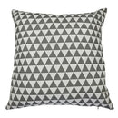 Axyaa Geometric Square Checked Pillowcase – Black and White Stripe Cushion Cover