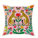 Colorful Floral & Animal Pattern Pillow Covers by Axyaa - Sofa Bedroom Car Pillow Cover