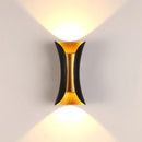 Axyaa Modern 10W LED Wall Sconces, White Up Down Wall Mount Lights for Living Room