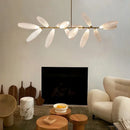 Axyaa Modern Nordic Style Glass Chandelier for Living Room, Bedroom, and Dining Room