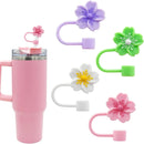 Axyaa Silicone Straw Topper 10mm Caps - 2pk Stanley Cup Accessories
