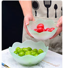 Axyaa Glass Dessert Soup Rice Fruit Salad Bowl - Creative Living Room Plate