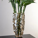 Axyaa Engraved Crystal Vase: High-End Home Decor and Gift