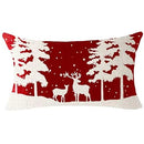 Axyaa Christmas Snowman Deer Pillowcase Set