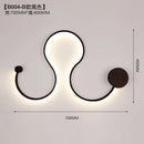 Axyaa Nordic Curve Wall Lamp for Living Room Bedroom Home Decor