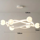 Axyaa LED Pendant Chandeliers for Modern Living and Dining Room Lighting